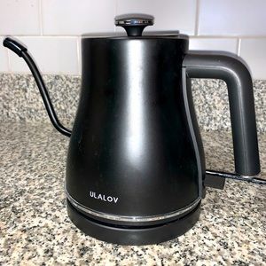 Gooseneck Stainless Steel Electric Kettle Matte Black